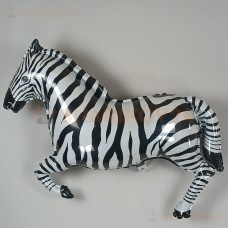 Шар (42''/107 см) Фигура, Зебра, Черный